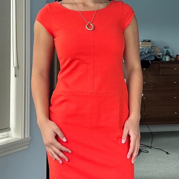 Banana Republic Red/Orange Dress - Picture 1 of 4